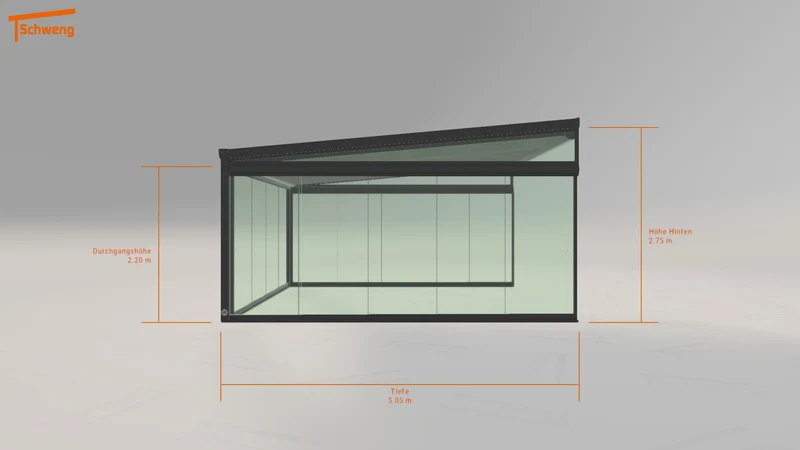 #DE Schweng Terrassenüberdachung S400 (ID w37z5y)