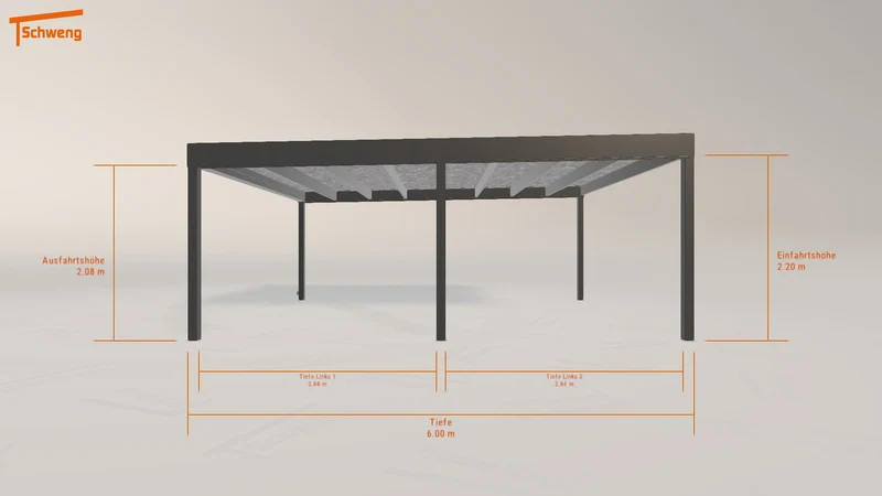 #DE Schweng Flachdachcarport C600 (ID k29qxj) #MTG