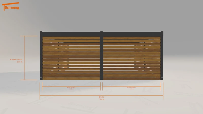 #CH Schweng Flachdachcarport C600+ (ID x7x9md) #MTG