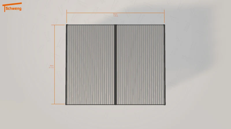 #CH Schweng Flachdachcarport C600+ (ID x7x9md) #MTG