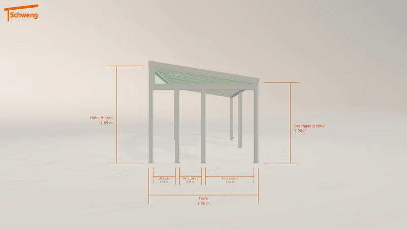 #DE Schweng Terrassenüberdachung S350 (ID 2qj48r)