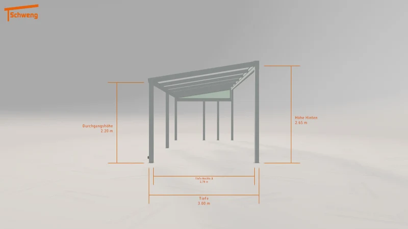 #DE Schweng Terrassenüberdachung S350 (ID 2qj48r)