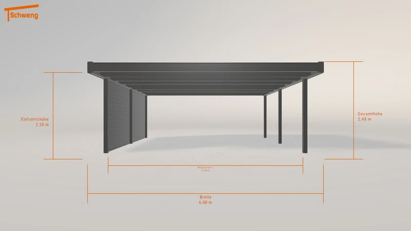 #DE Schweng Flachdachcarport C600 (ID bk9rp7) #MTG