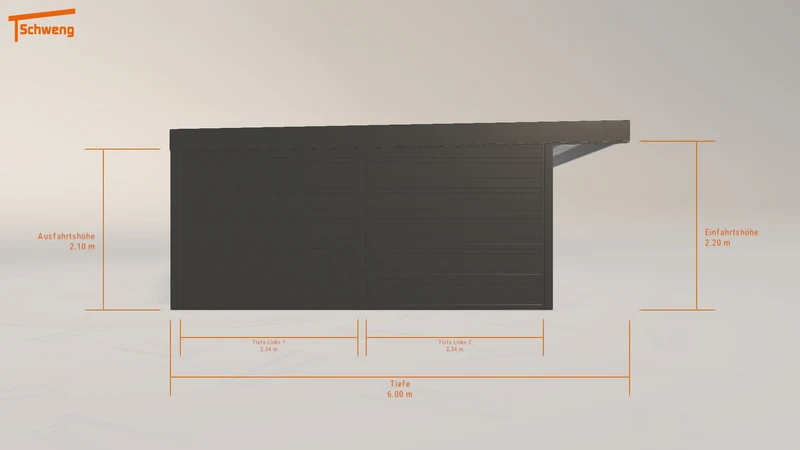 #DE Schweng Flachdachcarport C600 (ID bk9rp7) #MTG