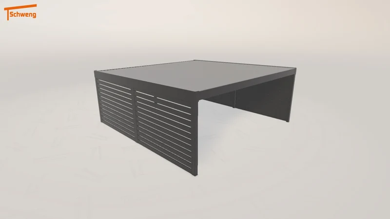 #DE Schweng Flachdachcarport C600+ (ID jjzmqx) #MTG