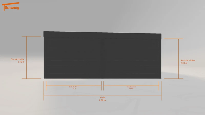 #DE Schweng Flachdachcarport C600+ (ID jjzmqx) #MTG