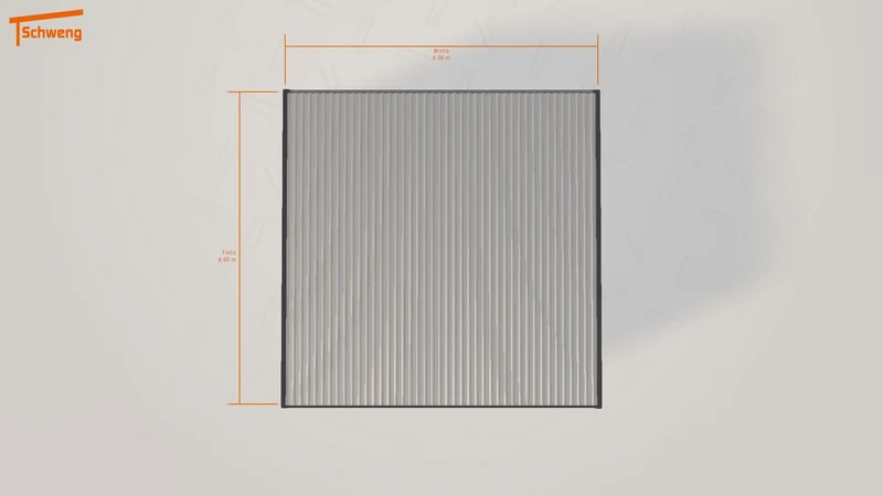 #DE Schweng Flachdachcarport C600+ (ID jjzmqx) #MTG