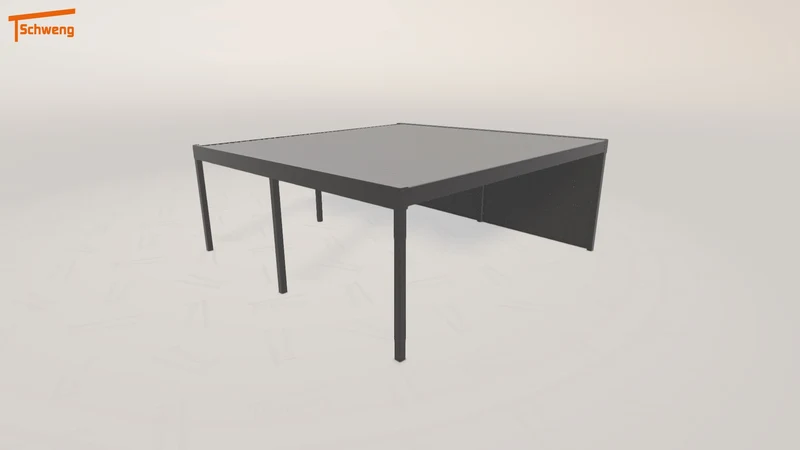 #DE Schweng Flachdachcarport C600+ (ID 85dz35) #MTG