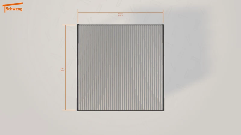 #DE Schweng Flachdachcarport C600+ (ID 85dz35) #MTG