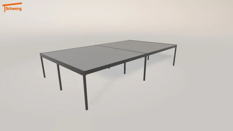 #DE Schweng Flachdachcarport C600+ (ID v457nx)