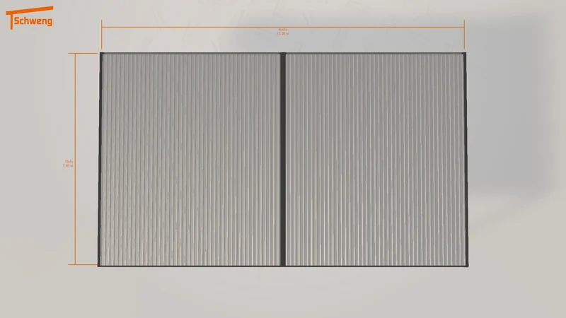 #DE Schweng Flachdachcarport C600+ (ID v457nx)