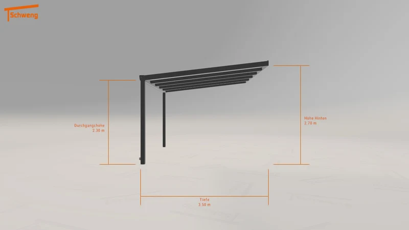 #DE Schweng Terrassenüberdachung S400 (ID rjwnrk)