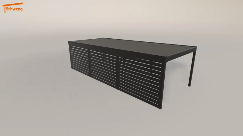 #DE Schweng Flachdachcarport C600 (ID g785p8)