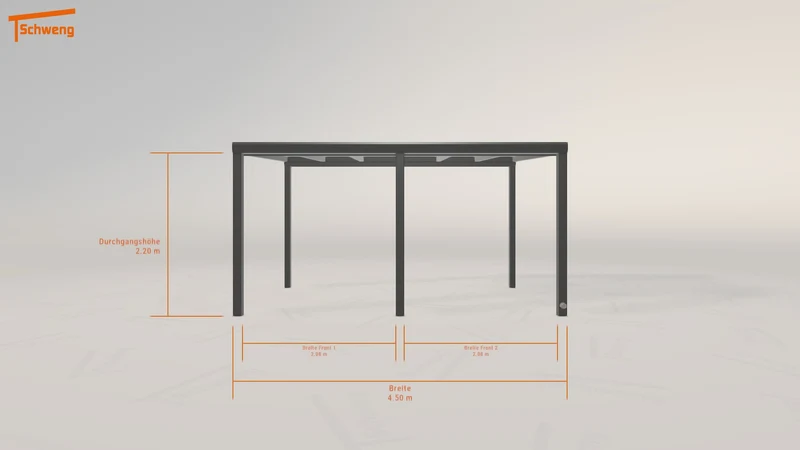 #DE Schweng Pultdachcarport S400 (ID 2qjxmw)