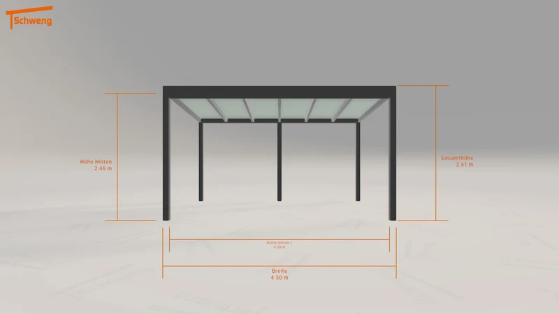 #DE Schweng Pultdachcarport S400 (ID 2qjxmw)