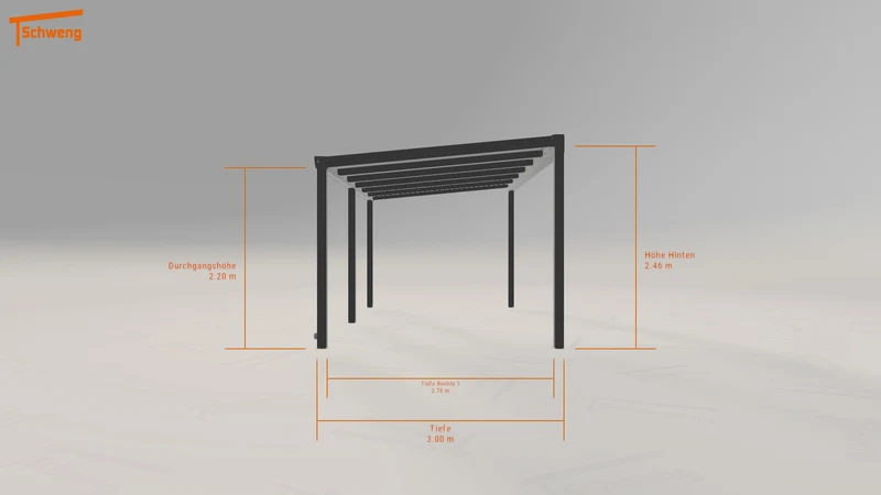 #DE Schweng Pultdachcarport S400 (ID 2qjxmw)