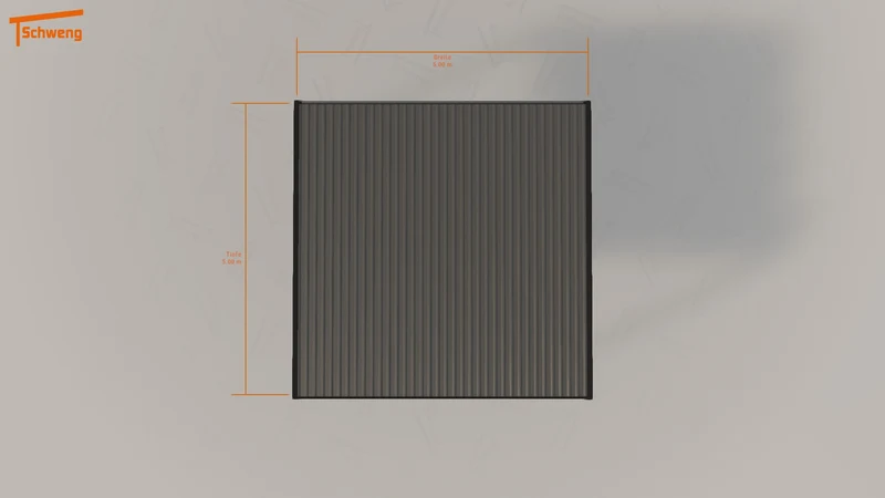 #DE Schweng Flachdachcarport C600 (ID 85dbg5)