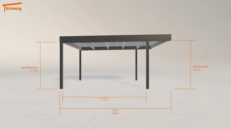 #DE Schweng Flachdachcarport C600 (ID rjwz8z) #MTG