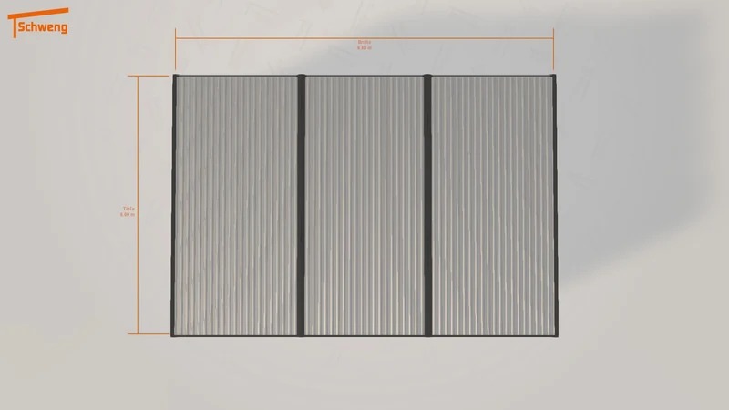 #DE Schweng Flachdachcarport C600 (ID zbjr4m) #MTG