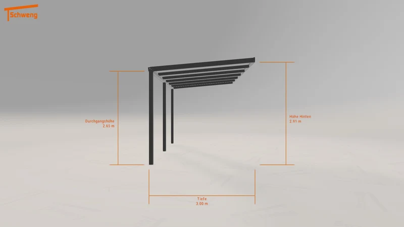 #DE Schweng Terrassenüberdachung S350 (ID 77qxqz)