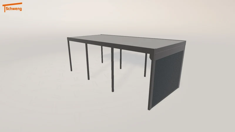 #DE Schweng Flachdachcarport C600 (ID yg89q7) #MTG