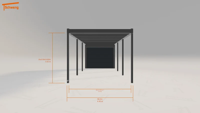 #DE Schweng Flachdachcarport C600 (ID yg89q7) #MTG