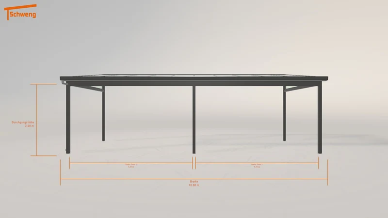 #AT Schweng Pultdachcarport S400 (ID 33wb3w)