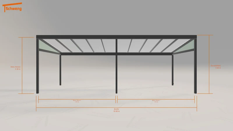 #AT Schweng Pultdachcarport S400 (ID 33wb3w)