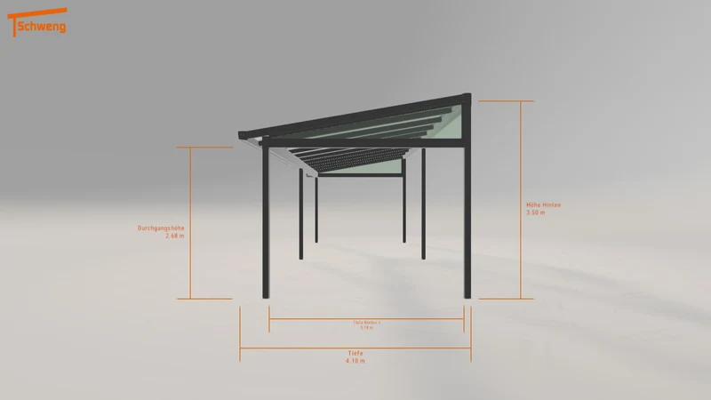 #AT Schweng Pultdachcarport S400 (ID 33wb3w)