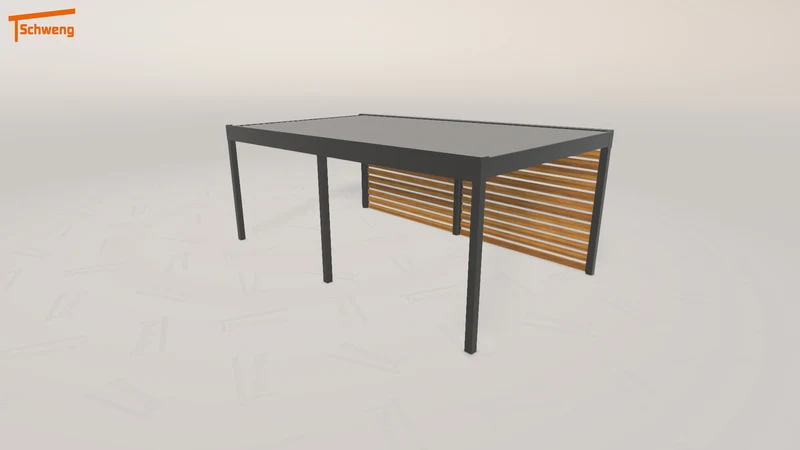 #AT Schweng Flachdachcarport C600 (ID x7xpmg)