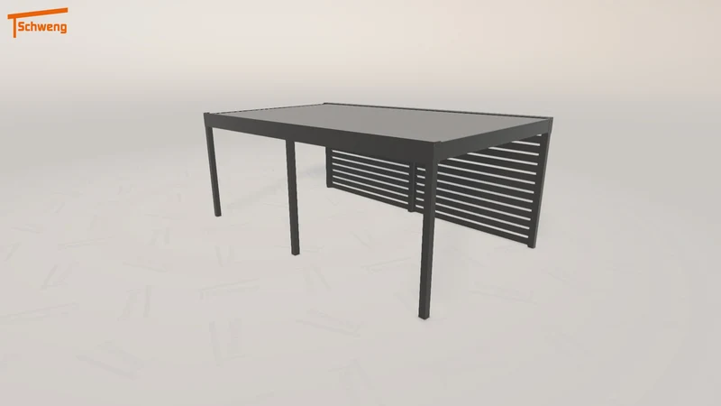 #AT Schweng Flachdachcarport C600 (ID 42z7d5)