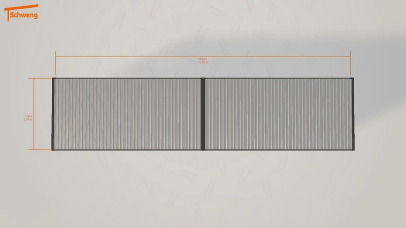 #DE Schweng Flachdachcarport C600 (ID n57ybg)