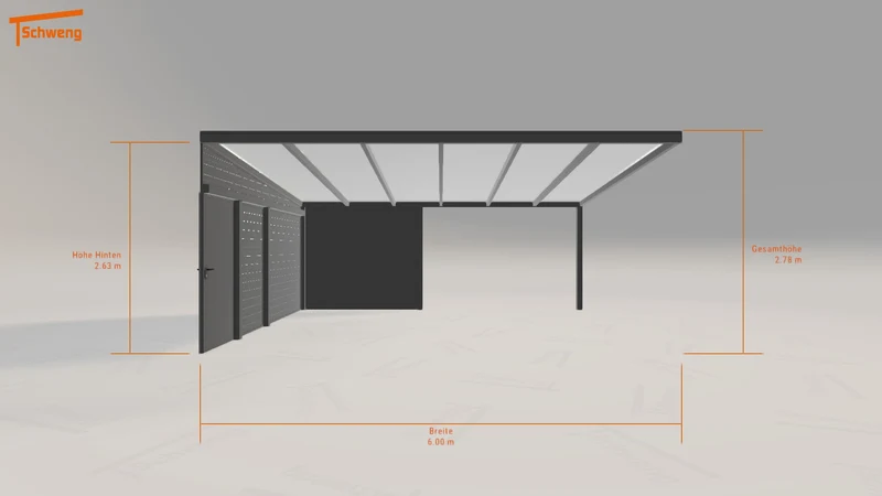 #DE Schweng Pultdachcarport S400 (ID 5mnpvv) #MTG