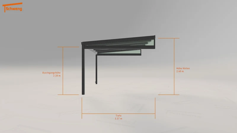 #DE Schweng Terrassenüberdachung S350 (ID qdj4zn)