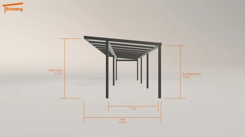 #DE Schweng Pultdachcarport S400 (ID jjz7zm)