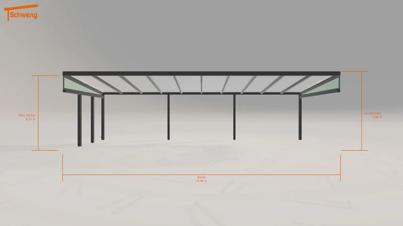 #DE Schweng Pultdachcarport S400 (ID pb8mvk)