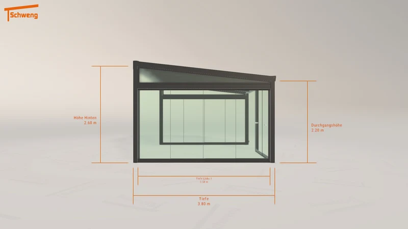 #DE Schweng Terrassenüberdachung S400 (ID k29kj5)