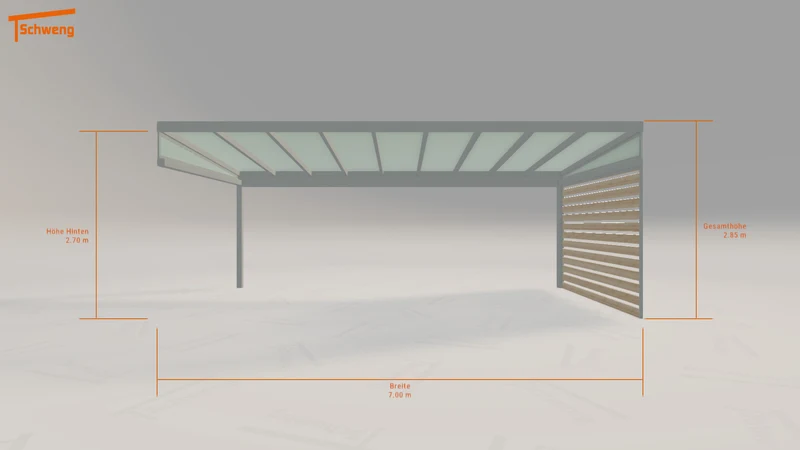 #AT Schweng Terrassenüberdachung S400 (ID 2qj2bq)