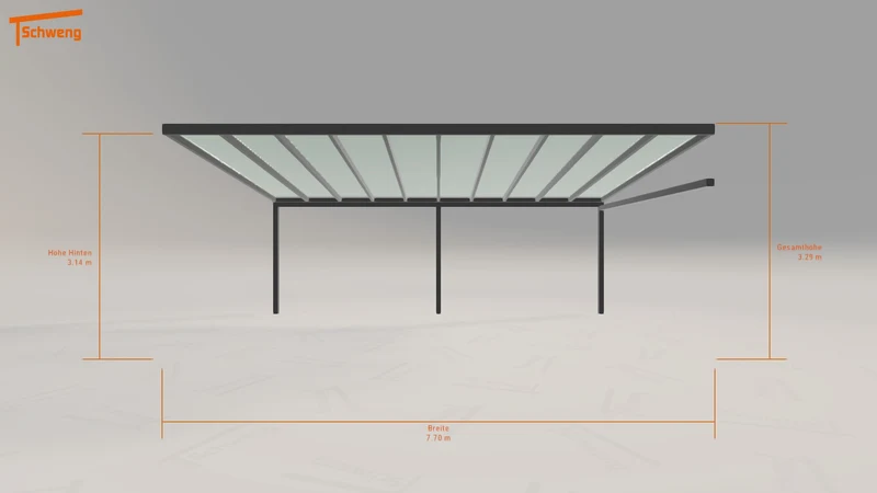 #DE Schweng Terrassenüberdachung S400 (ID qdj5zz)
