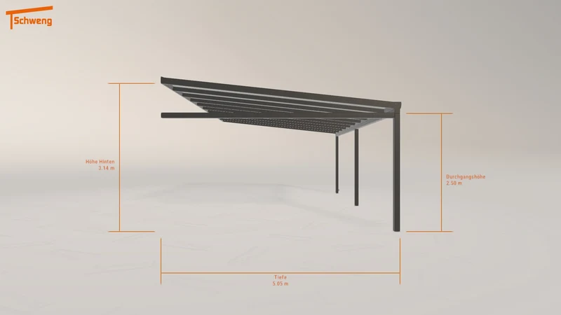 #DE Schweng Terrassenüberdachung S400 (ID qdj5zz)
