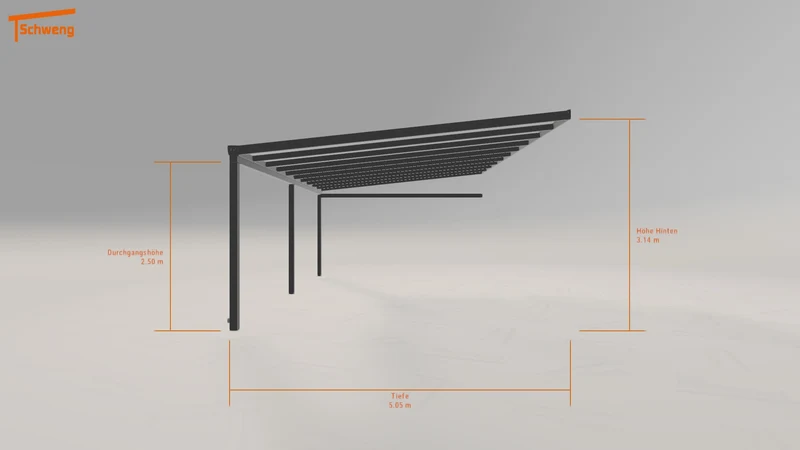 #DE Schweng Terrassenüberdachung S400 (ID qdj5zz)