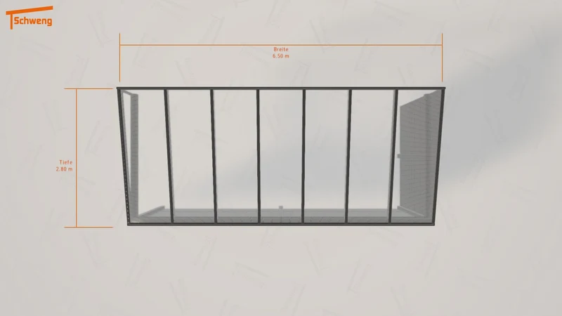 #DE Schweng Pultdachcarport S350 (ID yg8bxz)