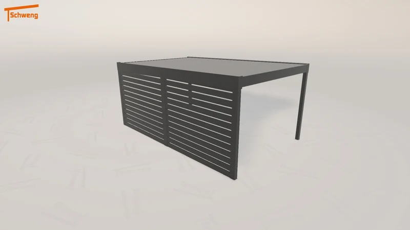 #DE Schweng Flachdachcarport C600 (ID 9wnk74)