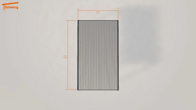 #DE Schweng Flachdachcarport C600 (ID 2qjwnv)