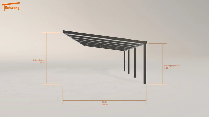 #DE Schweng Terrassenüberdachung S400 (ID qdj5gp)