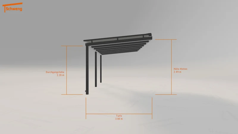 #DE Schweng Terrassenüberdachung S350 (ID 33w7xy)