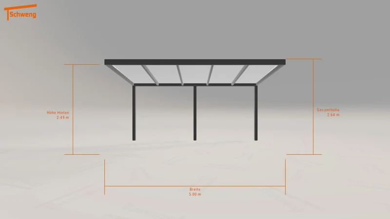 #DE Schweng Terrassenüberdachung S350 (ID n57dk5)