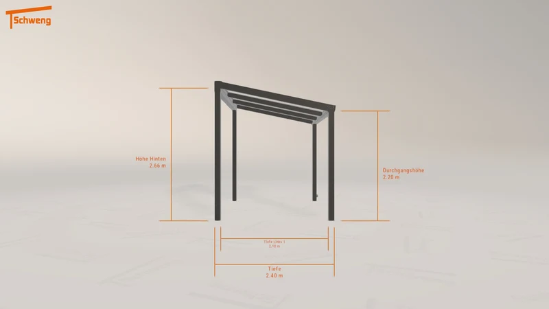 #DE Schweng Terrassenüberdachung S350 (ID v45jwy)