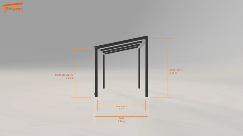 #DE Schweng Terrassenüberdachung S350 (ID v45jwy)