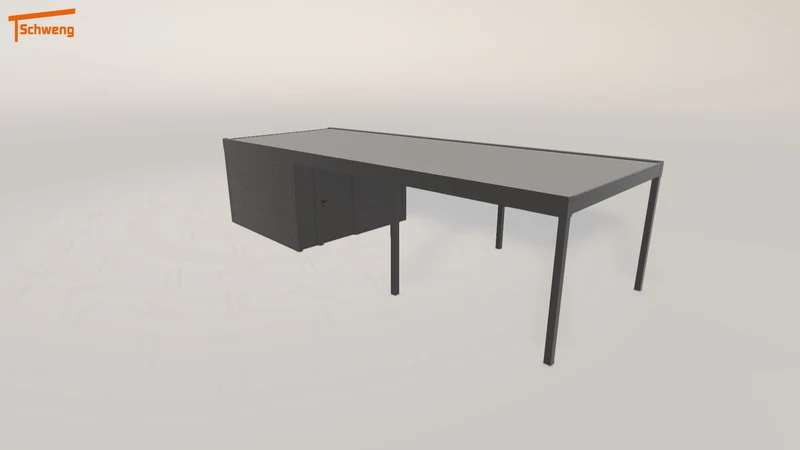 #DE Schweng Flachdachcarport C600 (ID 5mnr9w) #MTG